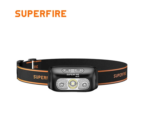 SUPERFIRE HL05 série 450 lúmens farol de LED recarregável