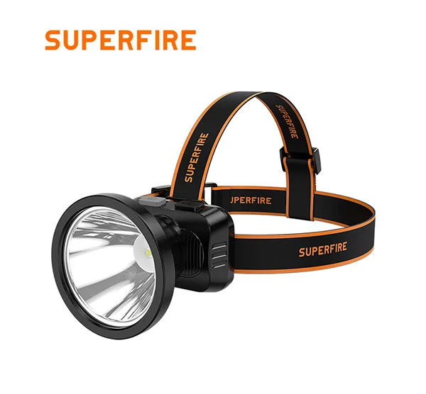 SUPERFIRE HL52 USB Farol Recarregável