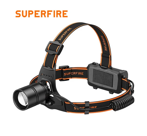 SUPERFIRE HL71 Farol LED Zoomable