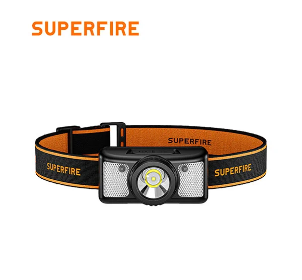 SUPERFIRE HL91-X Tipo-c Farol Sensor de Carregamento