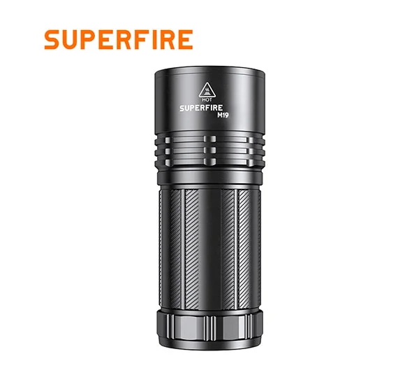SUPERFIRE M19 Lanterna de longo alcance com zoom