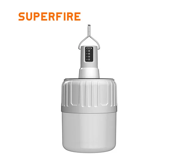 SUPERFIRE T26-S Solar Recarregável Luz Lanterna de Acampamento LED