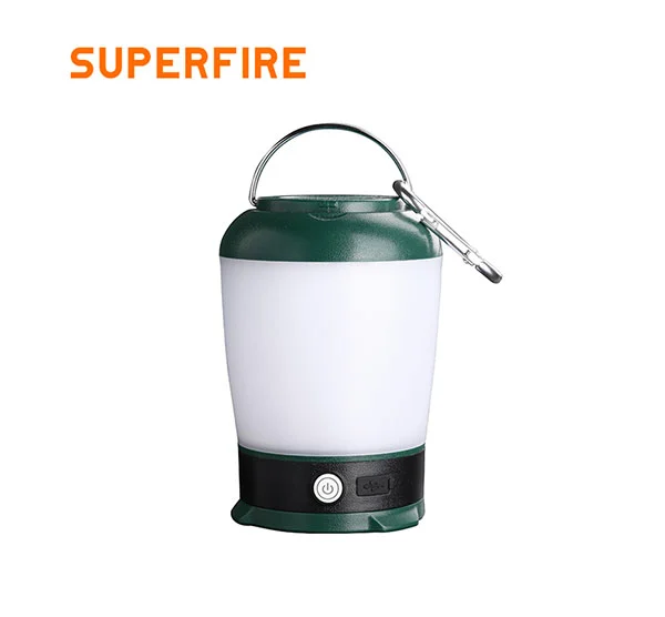 SUPERFIRE T31 18650 USB LED luz de acampamento