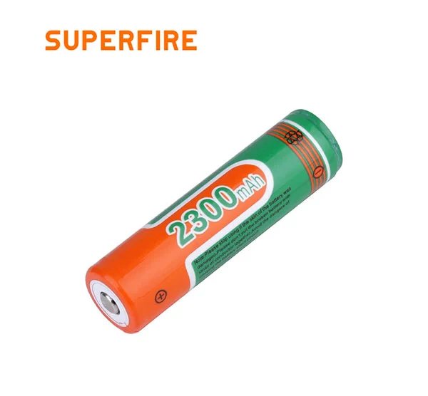 SUPERFIRE AB3-S 2300mAh 18650 3.7 V Li Ion Bateria Recarregável