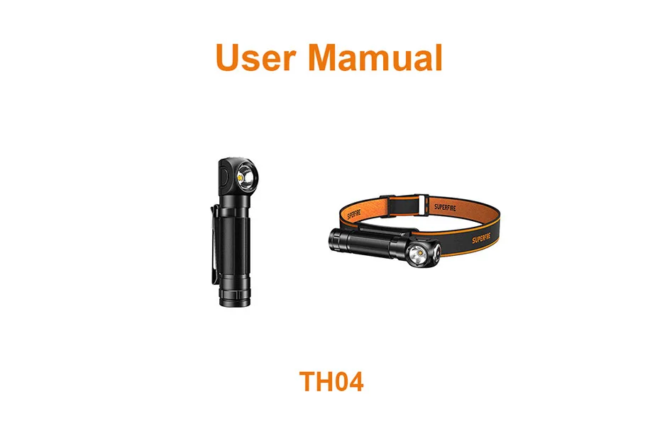 TH04 Lanterna Manual de Instruções