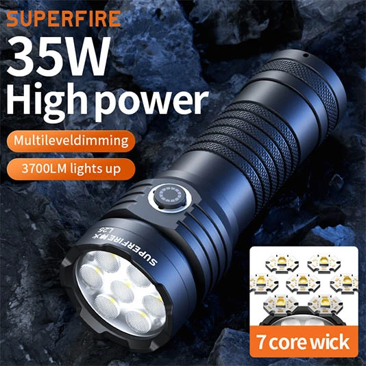 SUPERFIRE L25 Lanterna Alta Lumnes