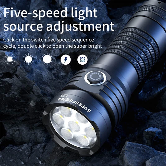 SUPERFIRE L25 Lanterna Alta Lumnes