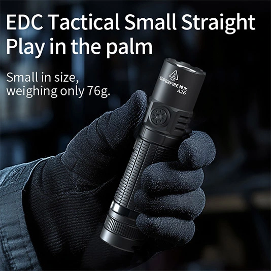 SUPERFIRE A26 Lanterna de alto brilho