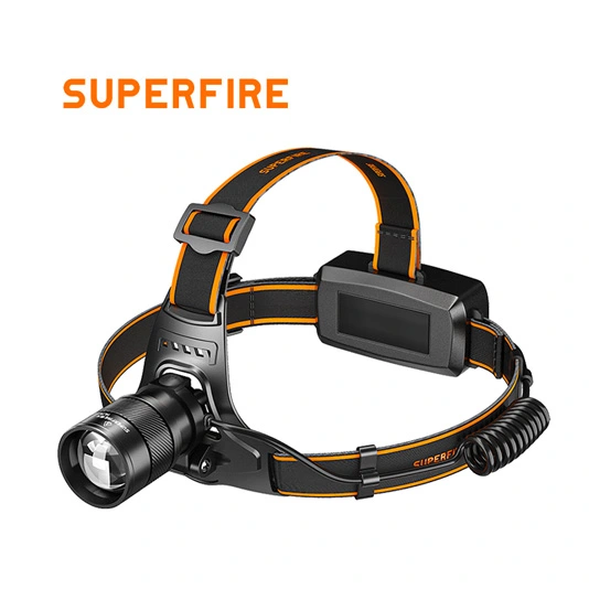 SUPERFIRE HZ01 farol versátil uv com zoom