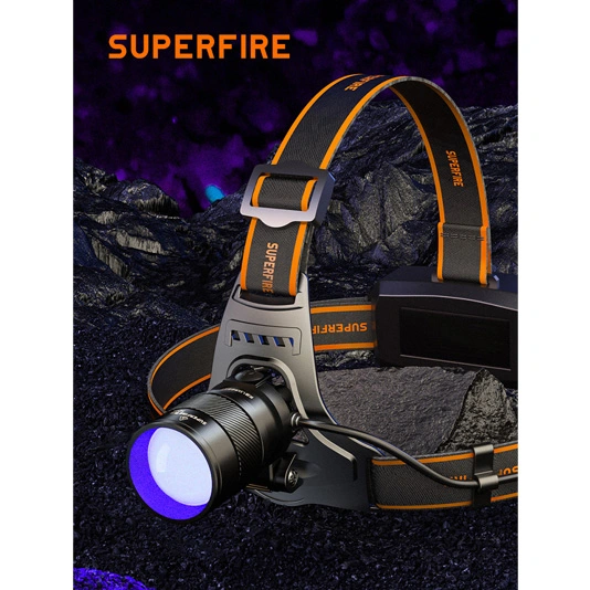 SUPERFIRE HZ01 farol versátil uv com zoom