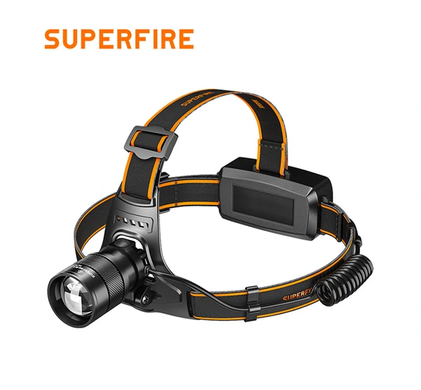 SUPERFIRE HZ01 farol versátil uv com zoom