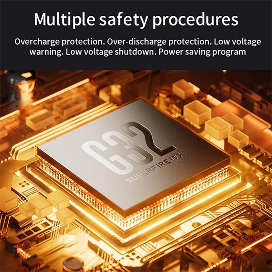 Luz de trabalho portátil SUPERFIRE G32