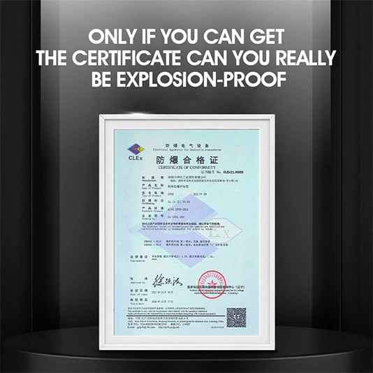 SUPERFIRE EP03 Iluminação profissional à prova de explosão