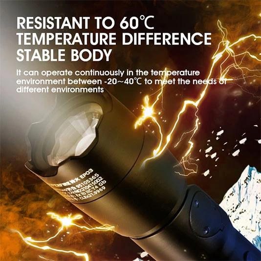 SUPERFIRE EP03 Iluminação profissional à prova de explosão