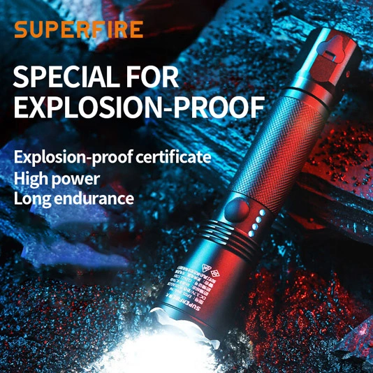 SUPERFIRE EP05 Iluminação à prova de explosão