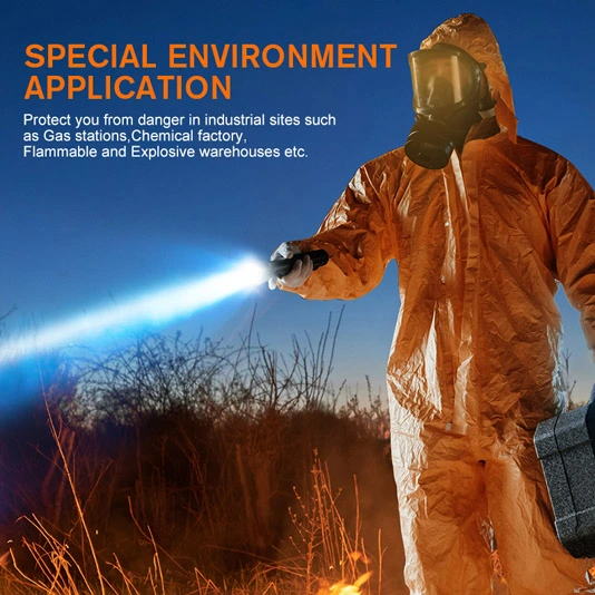 SUPERFIRE nova lanterna LED D6 à prova de explosão