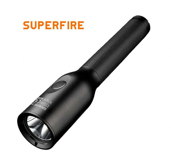 SUPERFIRE nova lanterna LED D6 à prova de explosão