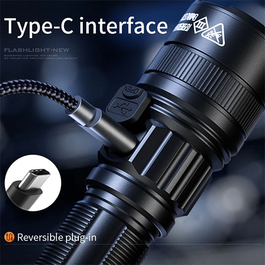 SUPERFIRE F2-X Flahlight com zoom