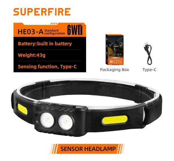 Farol de indução HE03-A multifuncional para diversos fins de iluminação